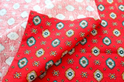 画像2: フランス製　ヴィンテージファブリック　プロヴァンスプリント