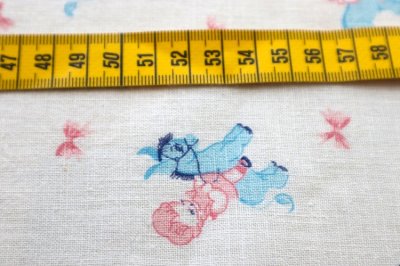 画像3: アメリカ製　ヴィンテージフィードサック 子供とポニー