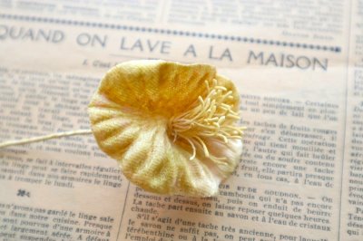 画像1: ドイツ製ヴィンテージフラワー　帽子・コサージュ用　SALE!