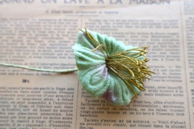 画像2: ドイツ製ヴィンテージフラワー　帽子・コサージュ用　SALE!