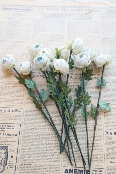 画像1: ドイツ製ヴィンテージフラワー　帽子・コサージュ用　SALE!