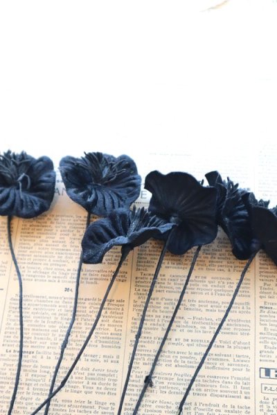 画像1: ドイツ製ヴィンテージフラワー　帽子・コサージュ用　SALE!