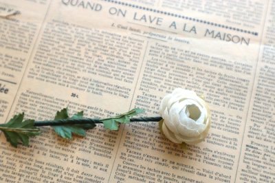 画像2: ドイツ製ヴィンテージフラワー　帽子・コサージュ用　SALE!