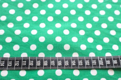 画像1: フランス製　ヴィンテージファブリック　ドット