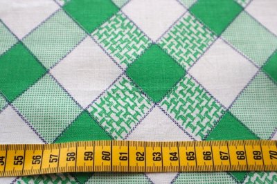 画像1: アメリカ製　ヴィンテージ　フィードサック　グリーンチェック