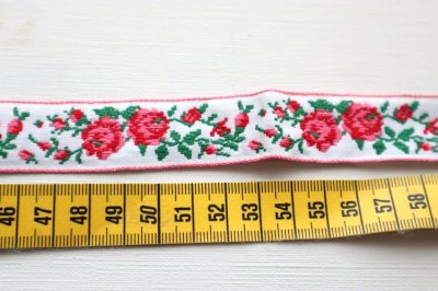 画像1: アメリカ製ヴィンテージリボン　ローズ １１０ｃｍパック　SALE!