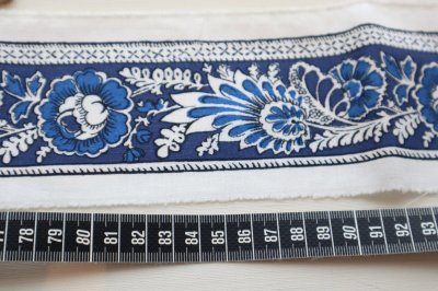 画像1: フランス製　ヴィンテージコットンテープ　プロヴァンス　ソレイアード