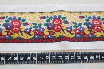 画像1: フランス製　ヴィンテージコットンテープ　プロヴァンス　ソレイアード