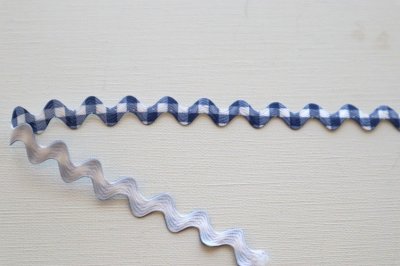 画像1: フランス製　ヴィンテージリボン　リックラック