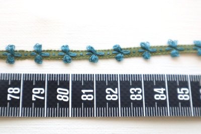 画像1: フランス製　ヴィンテージリボン　ロココ