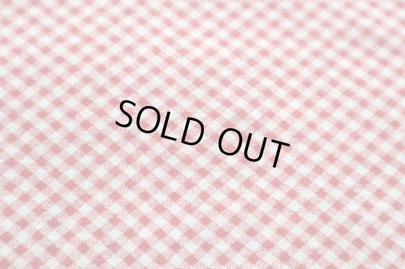 画像1: アメリカ製　ヴィンテージフィードサック　ギンガムチェックレッド (1)