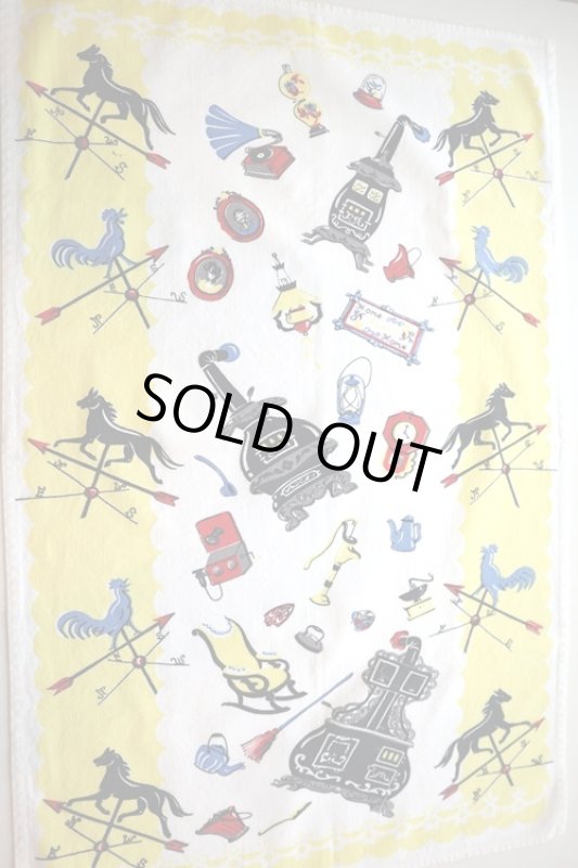 画像1: アメリカ製　ヴィンテージキッチンタオル　インテリア (1)