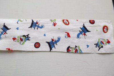 画像1: アメリカ製　ヴィンテージフィードサック　女の子とキッチン