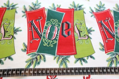 画像1: アメリカ製　ヴィンテージ　ファブリック　NOEL