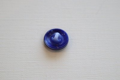画像1: フランス製ヴィンテージガラスボタン　　フラワー
