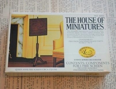 画像1: The House of Miniatures 　ヴィンテージ ドールハウスキット  (1)