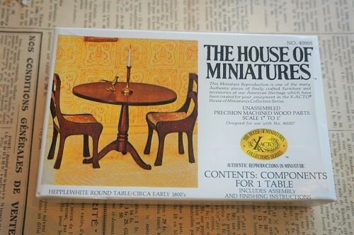 画像1: The House of Miniatures　ヴィンテージ ドールハウスキット  (1)