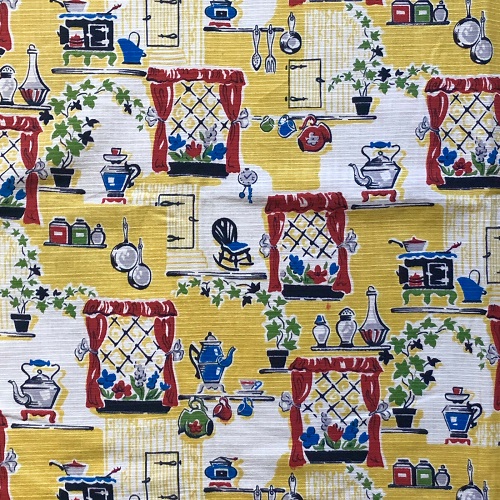 イギリス製 ヴィンテージファブリック - ラメゾンブランシュ広島  